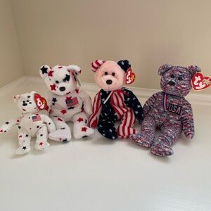 Ty Beanie Babies Patriotic Collection